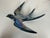 Mid-Century Modern German Ceramic Wall Swallows, 1960s, Set of 7 For Sale - Image 10 of 18