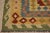 1960s Vintage Afghan Hand Made Wool Maimana Kilim,6'6"x8'4" For Sale - Image 5 of 5