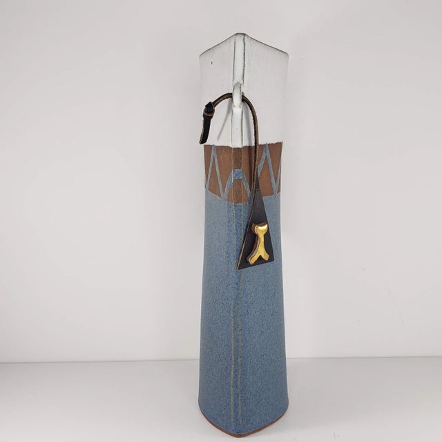 1970s Sigmier Pottery Vase Native American Style, Signed For Sale - Image 4 of 8