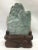 20th Century Chinese Carved Dark Green Jade Mountain Scenery Sculpture For Sale In New York - Image 6 of 7