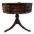 Book Drum Table With Drawers in the Style of Maitland Smith For Sale