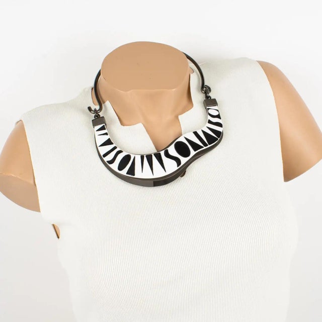 Missoni Italy created this incredible couture choker necklace for its ready-to-wear spring 2014 runway show. The piece...