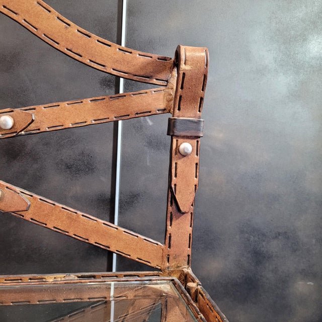 Vintage Display Case in Wrought Iron by Jacques Adnet for Hermès, 1970s For Sale - Image 10 of 18