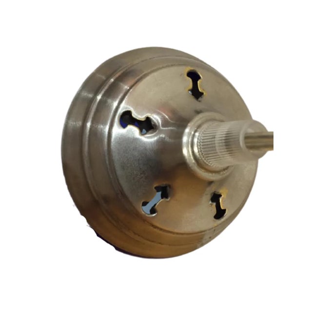 Blue Blue Opaline Pendant Lamp, 1950s For Sale - Image 8 of 9