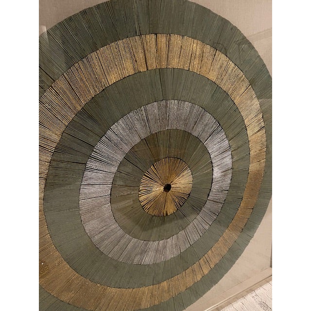 Uttermost The Uttermost Savala Shadow Box Hand-Folded Recycled Newspaper For Sale - Image 4 of 6