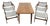 Lounge Chairs, Ottomans and Coffee Table by Heinz Heger for PGH Erzgebirgisches Kunsthandwerk, 1960s, Set of 5 For Sale
