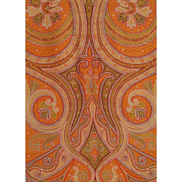 Early 20th Century Keivan Woven Arts Early 20th Century Paisley Shawl For Sale - Image 5 of 9