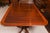 Vintage Crossbanded Twin Pillar Dining Table by William Tillman, 1980s For Sale - Image 9 of 16