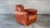 Animal Skin Vintage Art Deco Cognac Leather Club Chair For Sale - Image 7 of 17
