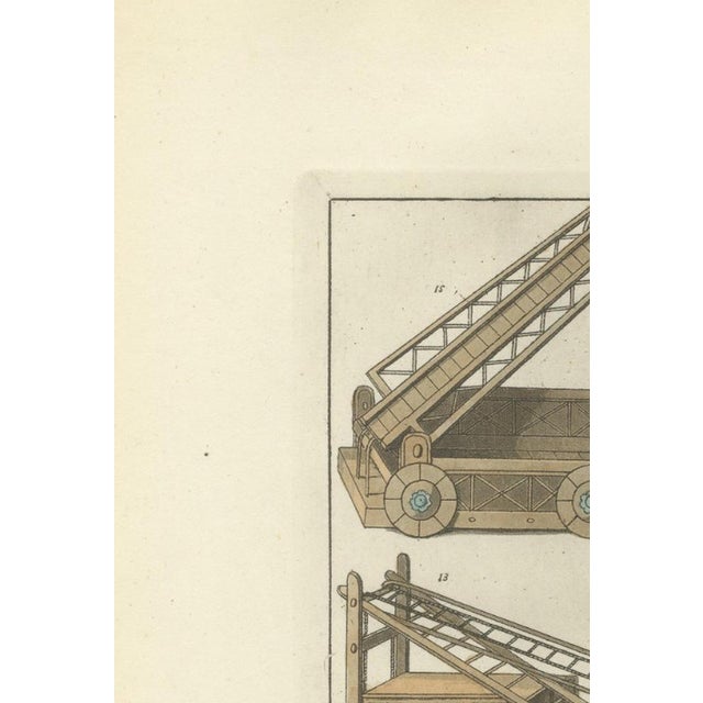 Ferrario, Chinese Military Equipment, 1815, Hand-Colored Engravings, Set of 2 For Sale - Image 3 of 18