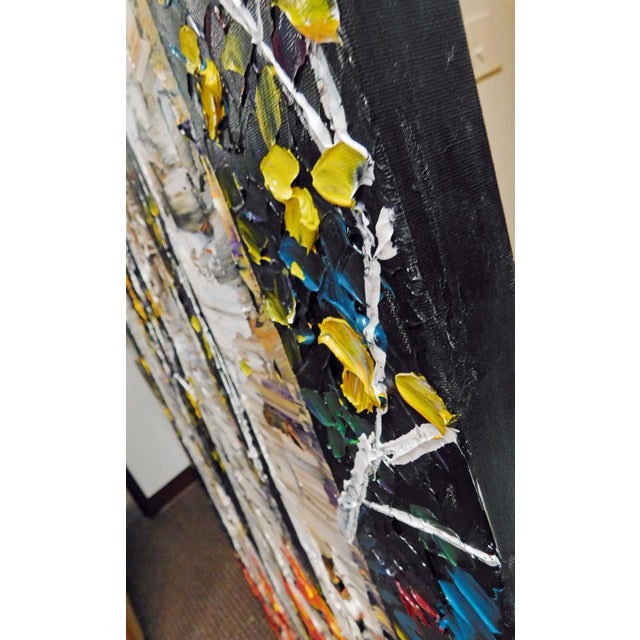 Maya Eventov "Symphony of Fall" Large Original Acrylic Painting on Canvas For Sale - Image 14 of 14
