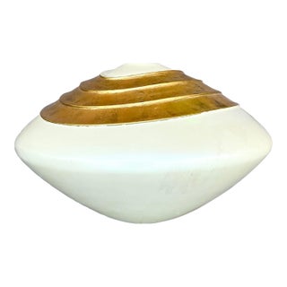 Vintage Boho Monumental Studio Pottery Vase For Sale