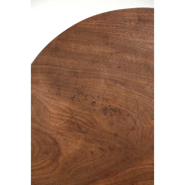 Wood Antique English Tilt-Top Table For Sale - Image 7 of 11