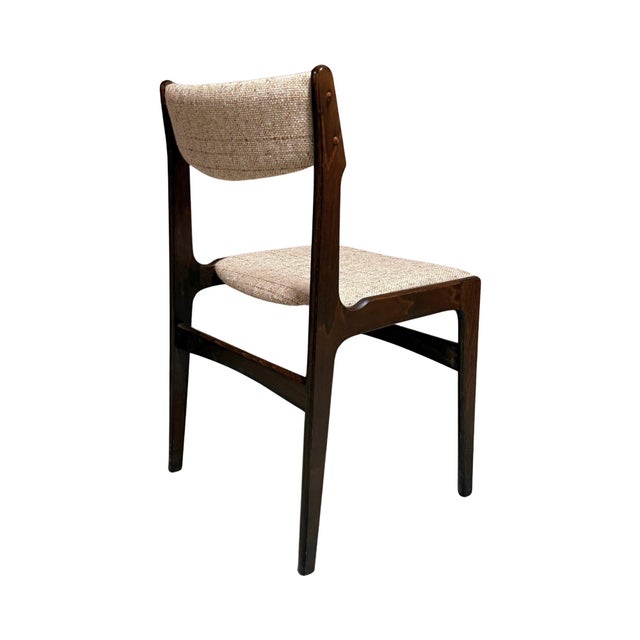 Mid-Century Modern Mid 20th Century Mid Century Danish Dining Chairs by Erik Buch, Attributed For Sale - Image 3 of 5