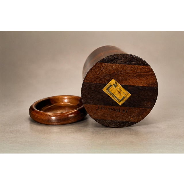 1960sBrazilian Modern Wine Holder with Lid in Rosewood & Imbuia Wood by Jean Dobré, 1960s - Lot 940 For Sale - Image 15 of 18
