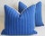 Coastal Blue/White Nautical Feather/Down Pillows 22"x 20" - Pair For Sale - Image 12 of 13