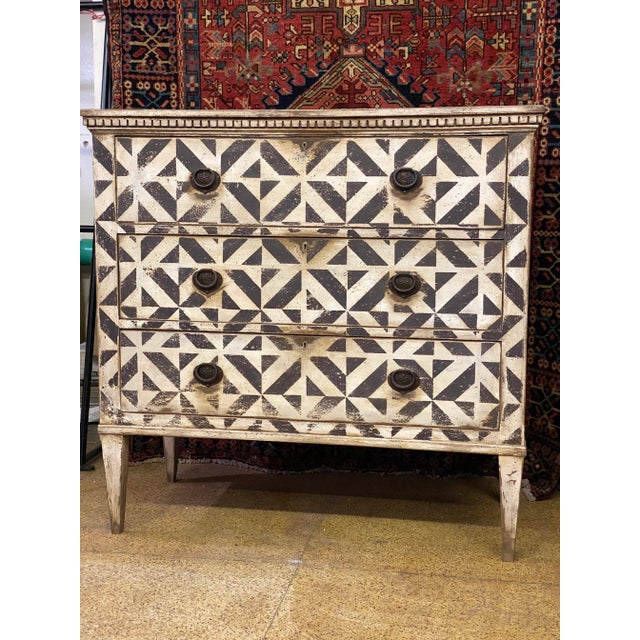 Antique English Painted Chest of Drawers/Dresser For Sale - Image 12 of 12