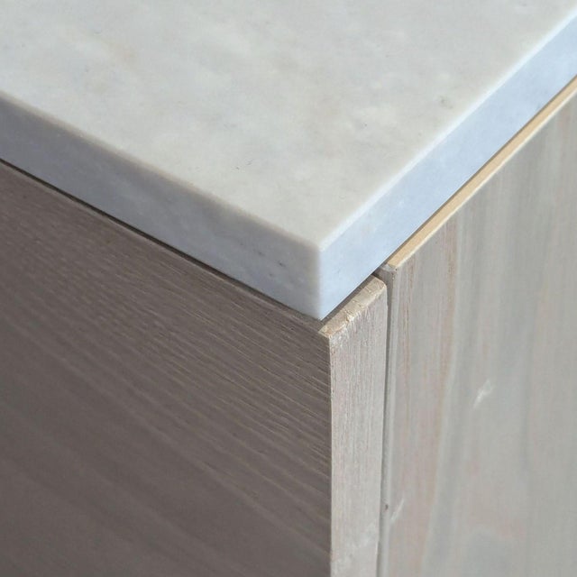 Gray West Elm Delphine Cabinet For Sale - Image 8 of 9