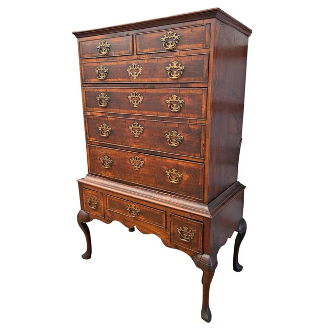 English George II Vernacular Highboy For Sale - Image 4 of 18