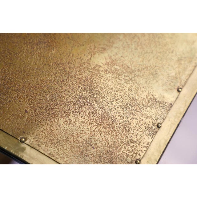 Vintage Rectangular Brass Coffee Table by Rodolfo Dubarry, 1970s For Sale - Image 15 of 18