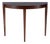 Ingrid 36 in. W Demilune Wood Traditional Console Table, Antique Cherry For Sale