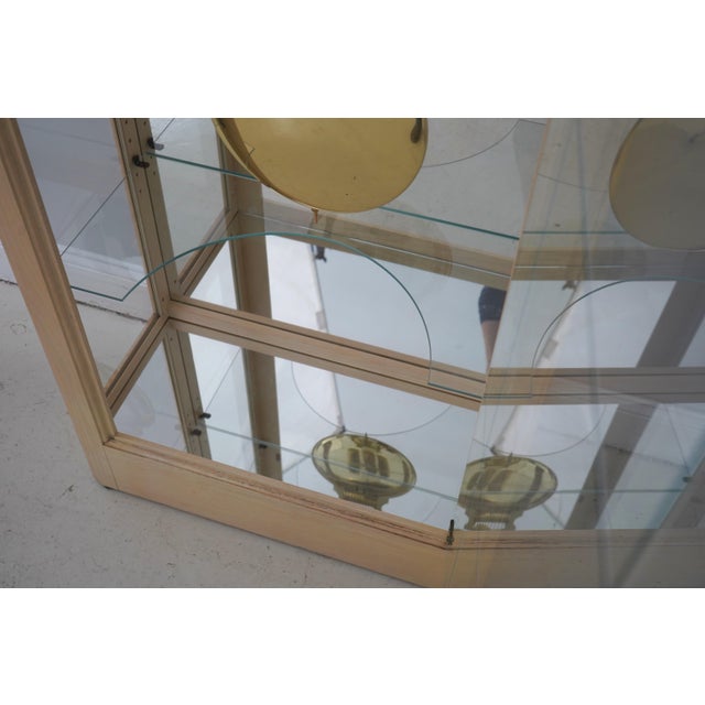 1980s Howard Miller Dome Top Modern Design Grandfather Clock For Sale - Image 5 of 18