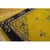 Goldenrod 1920s Antique Gold Background Floral Art Deco Knotted Wool Chinese Peking Rug For Sale - Image 8 of 12