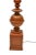 Wood Wooden Knob Creek of Morganton Floor Lamp with Shade For Sale - Image 7 of 8