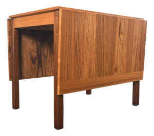 Ansager Møbler Teak Drop Leaf Dining Table | Danish Modern 1960s