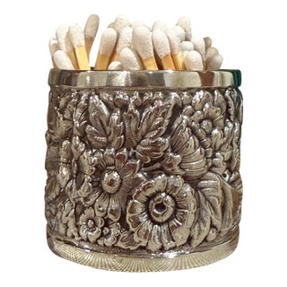 Tiffany & Co Silver 19th C Toothpick Holder For Sale