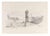 Saint Peter - Rome is an artwork realized by Gaspare De Fiore in 1974. Pen Drawing on paper. Titled and hand-signed on the...