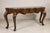 Late 20th Century Marge Carson Walnut Serpentine Console Table with Cabriole Legs For Sale - Image 4 of 18