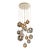 1970s Monumental Cascade Chandelier by Lightolier, 16 Globes For Sale