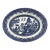 Late 20th Century Royal Wessex Blue Willow Ceramic Oval Platter For Sale