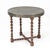 Brown Small Side Table with Sugarcane Frame and Brass Top, 1920s For Sale - Image 8 of 8