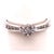 14 Karat White Gold Semi Mount Diamond Engagement Fashion Ring 0.53 TDW, Size 6.75 For Sale - Image 4 of 10