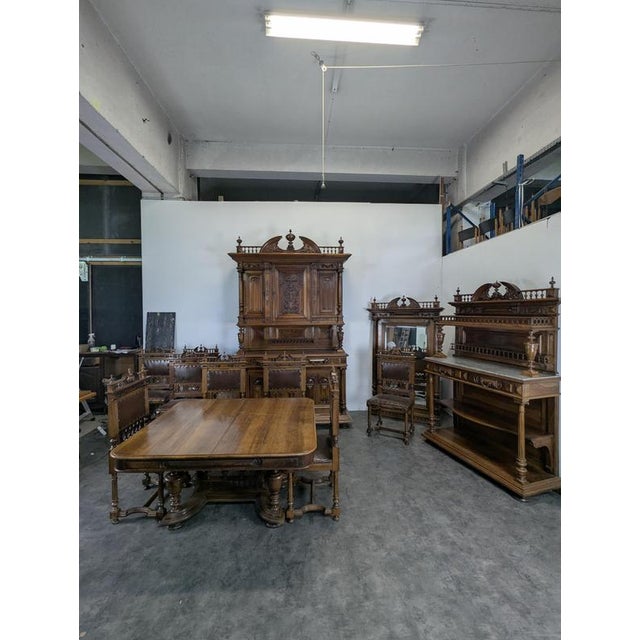 Renaissance Table in Solid Walnut For Sale - Image 4 of 10