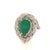 Traditional Natural Emerald Diamond Ring 14k Gold 6.1 TCW Certified For Sale - Image 3 of 12
