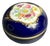 Cobalt Blue and Floral Lidded Porcelain Box from Meissen, 1924-1934 For Sale