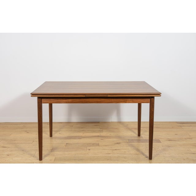 Mid-Century Modern Mid-Century Modern Extendable Rosewood Dining Table, Denmark, 1960s For Sale - Image 3 of 18