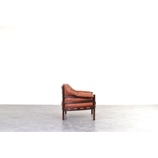 Mid-Century Modern Mid-Century Oak & Leather Armchair by Arne Norell for Coja, 1960s For Sale - Image 3 of 13