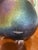 Kosta Boda Signed Kosta Boda Sweden Iridescent Art Glass Volcano Bertil Vallien Vase 8.25" For Sale - Image 4 of 6