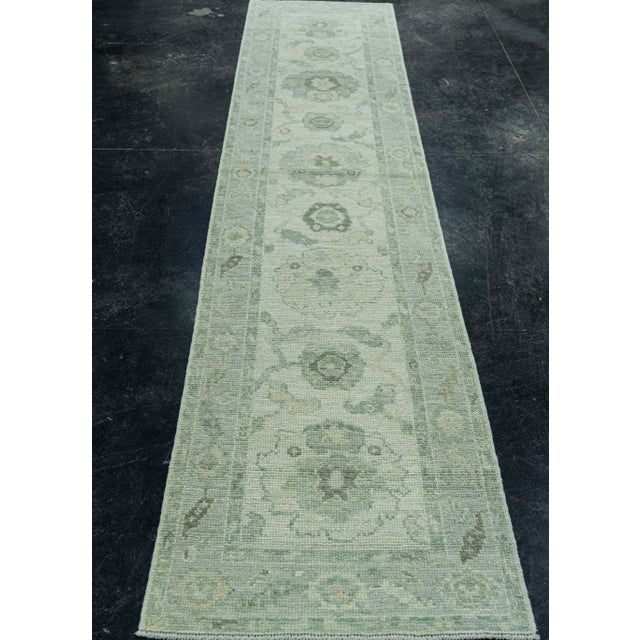Early 21st Century Turkish Oushak Rug 2'2" x 10'6" #19407 For Sale - Image 5 of 8