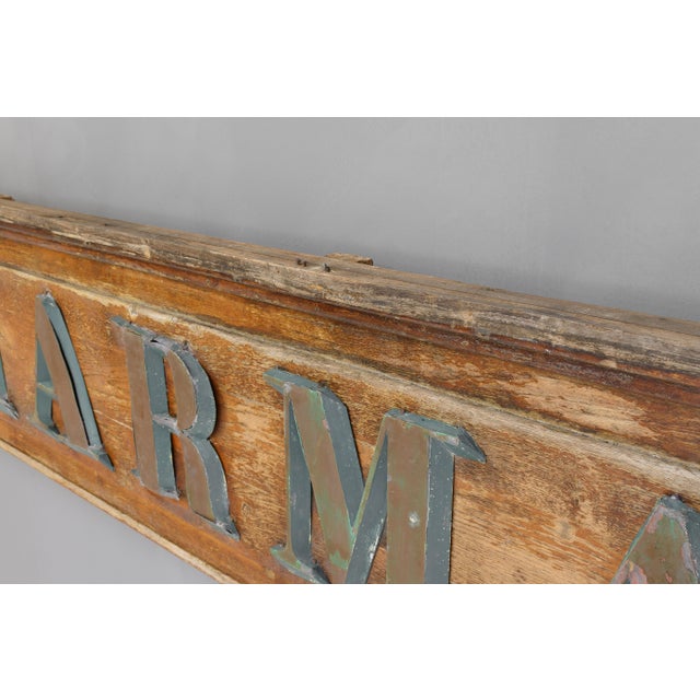 Pharmacie Shop Sign, 1900s For Sale - Image 6 of 9