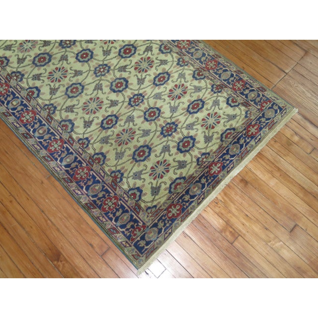 One of a kind, mid 20th-century, wool Hand Knotted Turkish Sivas Rug. Professionally Washed & personally vetted. Ready for...