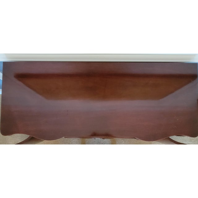 1940s 1940s Regency Flame Mahogany Buffet by Morganton Furniture For Sale - Image 5 of 13