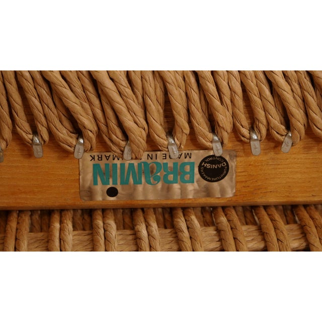 Vintage Oak Dining Chairs by H.W. Klein for Bramin, 1950s, Set of 4 For Sale - Image 14 of 15