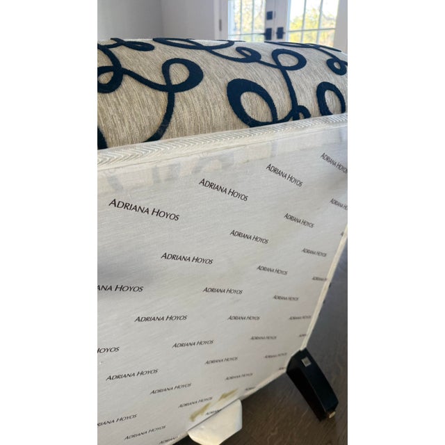 Adriana Hoyos Bolero Upholstered Accent Chairs by Adriana Hoyos. Sold as a Set For Sale - Image 4 of 10