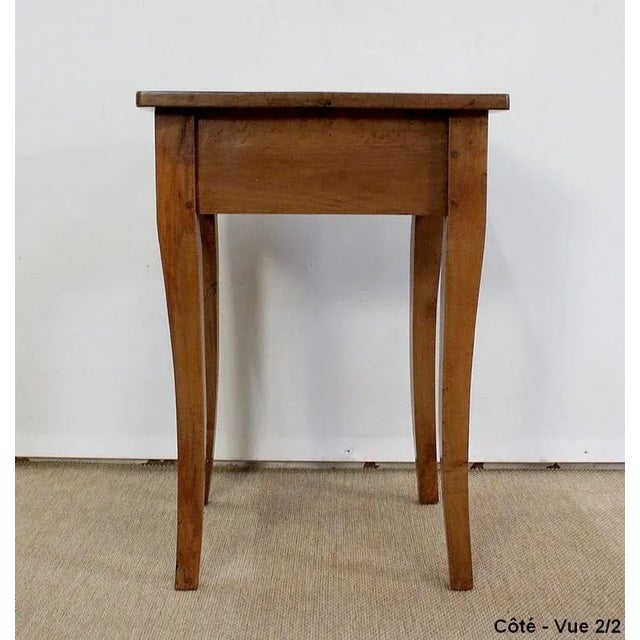 Small Louis XV Style Sofa End Table in Solid Cherry, Late 19th Century For Sale - Image 11 of 18