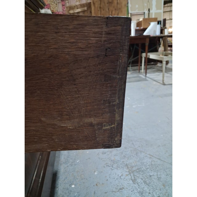 Early 19th Century French Restoration Walnut Marble Top Commode For Sale - Image 10 of 10